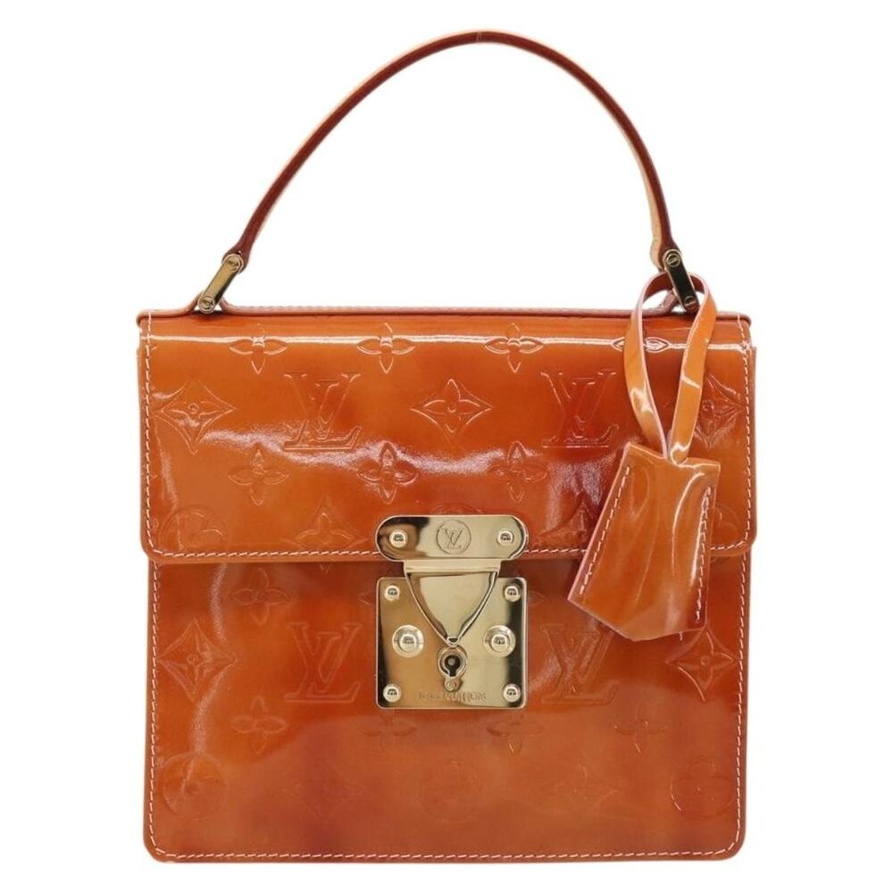 Louis Vuitton Monogram Vernis Spring Street Handbag Pink